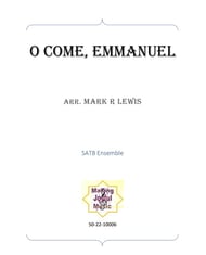 O Come Emmanuel SATB choral sheet music cover Thumbnail